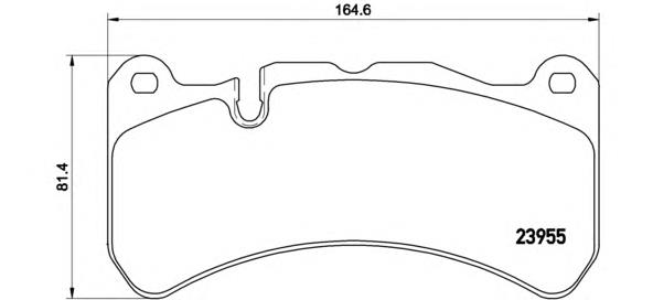 P50092 Brembo pastillas de freno delanteras