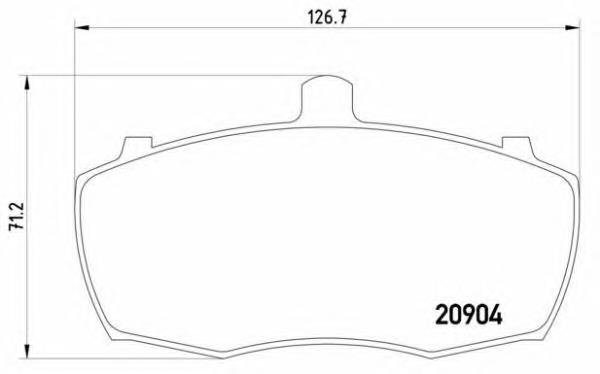 P52013 Brembo pastillas de freno delanteras