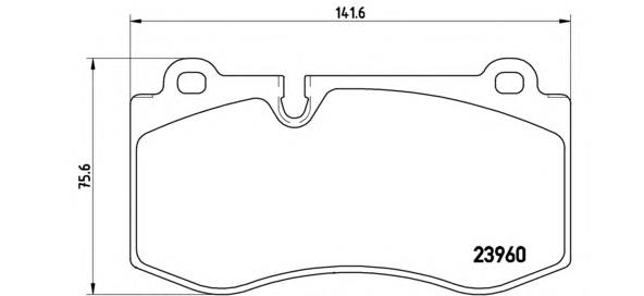 Comprar P50074 Brembo Pastillas delanteras de freno
