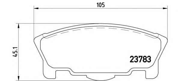 P16014 Brembo pastillas de freno delanteras