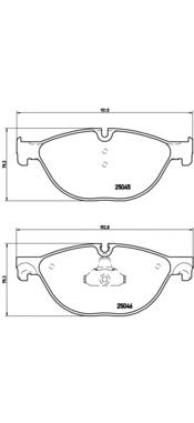 Pastillas de freno P06076 Brembo
