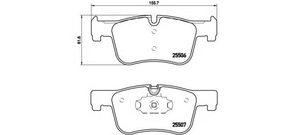 Comprar P06070 Brembo Pastillas delanteras de freno