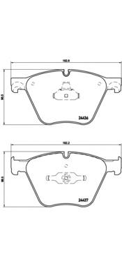 Pastillas de freno P06073 Brembo