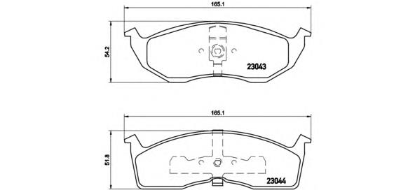 Pastillas freno delanteras Brembo P11008 precio, desde 30,73 EUR