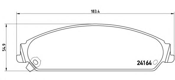 Pastillas de freno P11017 Brembo