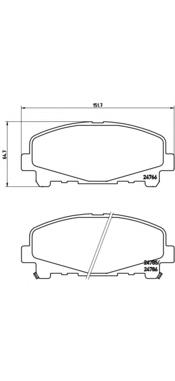 Pastillas freno delanteras Brembo P28043 precio, desde 37,41 EUR