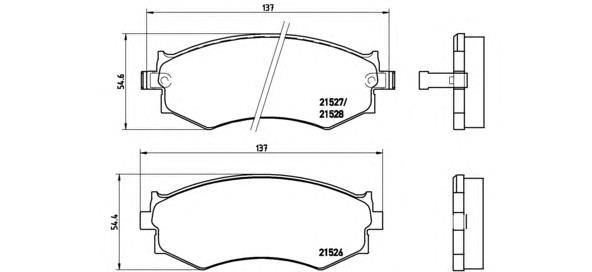 Pastillas freno delanteras Brembo P30002 precio, desde 32,29 EUR