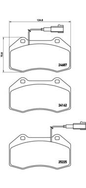 Pastillas de freno delanteras Brembo P23139