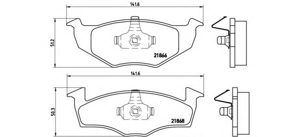 Comprar P85030 Brembo Pastillas delanteras de freno