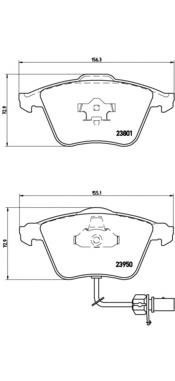 Pastillas freno delanteras Brembo P85097 precio, desde 43,26 EUR