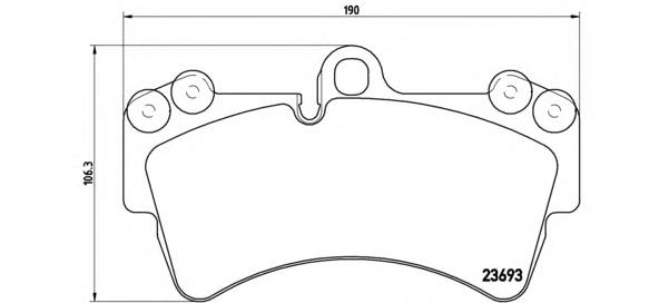 Comprar P85065 Brembo Pastillas delanteras de freno