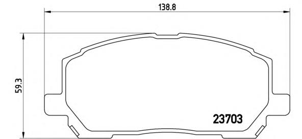 P83078 Brembo pastillas de freno delanteras