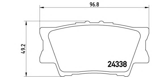 Pastillas traseras de freno Brembo P83089 precio, desde 20,60 EUR