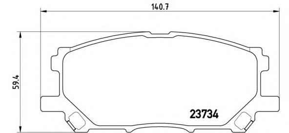 Comprar P83067 Brembo Pastillas delanteras de freno