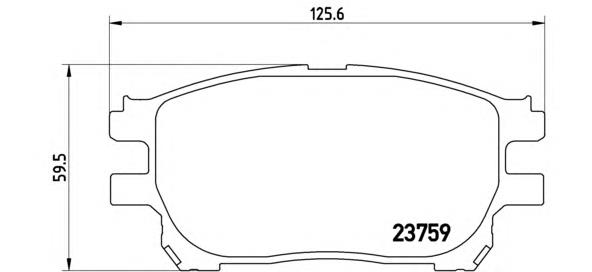 P 83 070 Brembo pastillas de freno delanteras