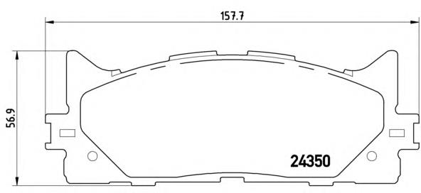 Comprar P83117 Brembo Pastillas delanteras de freno