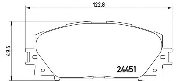 Pastillas de freno P83106 Brembo
