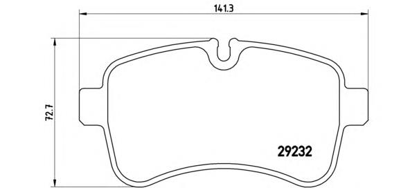 Comprar PA6027 Brembo Pastillas de freno traseras
