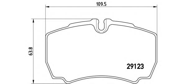 Pastillas traseras de freno Brembo PA6023 precio, desde 27,32 EUR