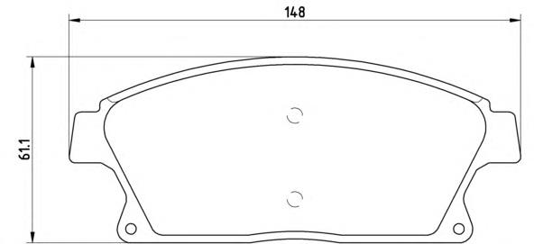 Pastillas de freno P59077 Brembo