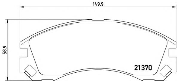 Pastillas de freno P61089 Brembo