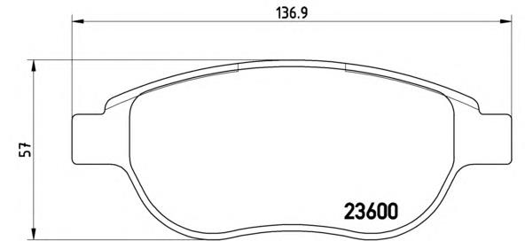 Pastillas de freno P61068 Brembo