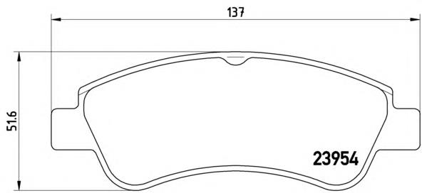 Pastillas de freno P61066 Brembo