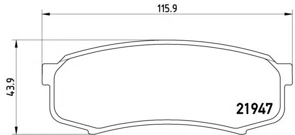 Pastillas traseras de freno Brembo P83024 precio, desde 19,95 EUR