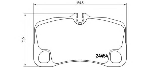 P65022 Brembo pastillas de freno traseras