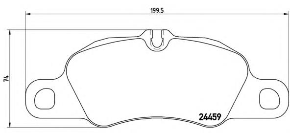 P65019 Brembo pastillas de freno delanteras