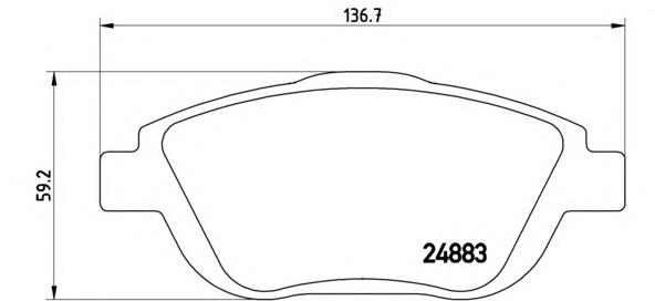 Pastillas freno delanteras Brembo P61103 precio, desde 35,80 EUR