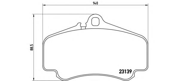 P 65 011 Brembo pastillas de freno delanteras