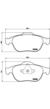 Pastillas freno delanteras Brembo P68032 precio, desde 28,83 EUR