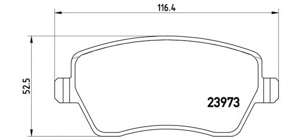 P68033 Brembo pastillas de freno delanteras