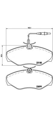 P 68 026 Brembo pastillas de freno delanteras