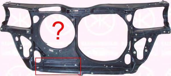 9539203A1 Klokkerholm soporte de radiador vertical (panel de montaje para foco)