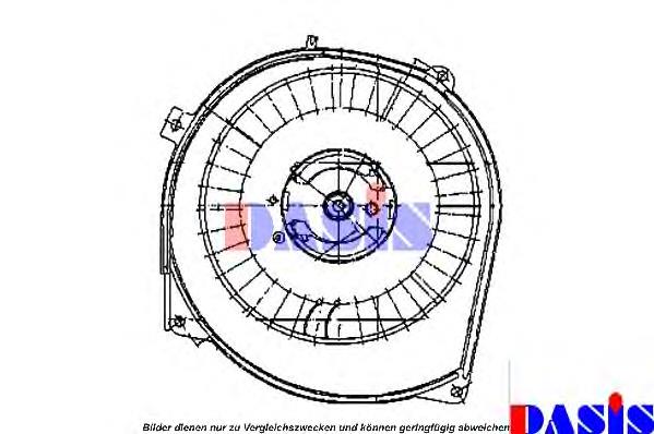 Ventilador interior Mercedes A0008308708