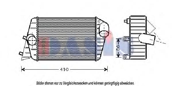 087000N Dasis Radiador de intercooler