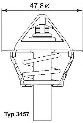 Termostato 345790D Wahler