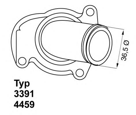 Termostato refrigerante Wahler 445992D
