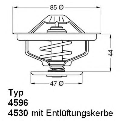 410758.83D Wahler termostato, refrigerante