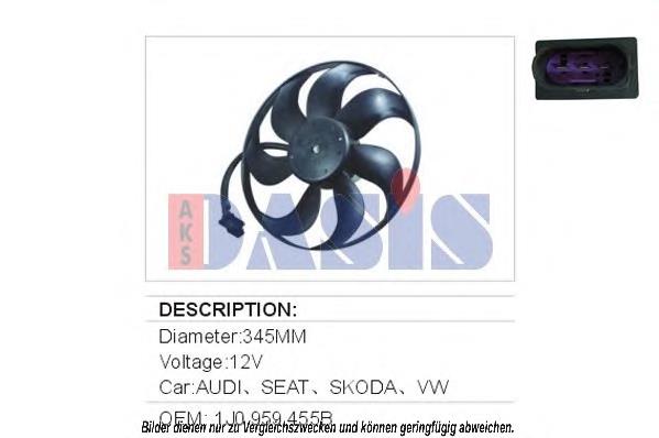 048610N Dasis Electroventilador del motor
