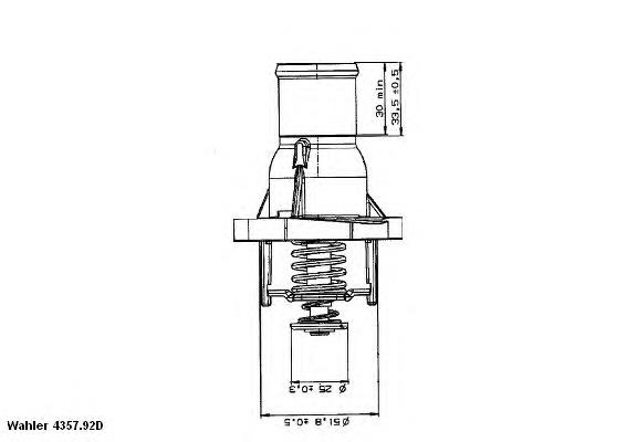 Termostato Wahler 435792D precio, desde 42,11 EUR