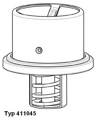 Termostato, refrigerante 41104582D Wahler