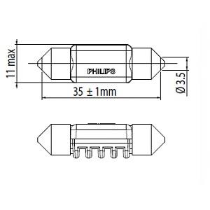 Bombilla 128596000KX1 Philips