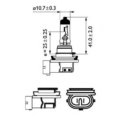 12360C1 Philips Lámpara halógena