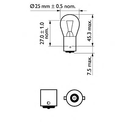 Bombilla 12445CP Philips