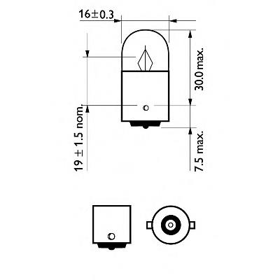 Lámpara Philips 12821B2
