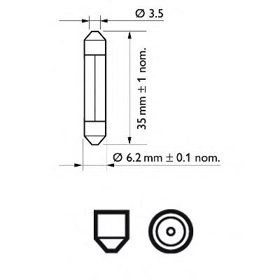 Bombilla 12848CP Philips