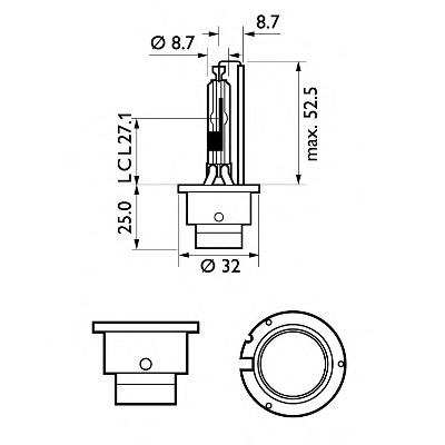 Bombilla De Xenon 42406VIC1 Philips